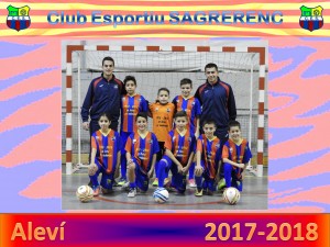 FOTO OFICIAL 2017-2018 ALEVÍ A